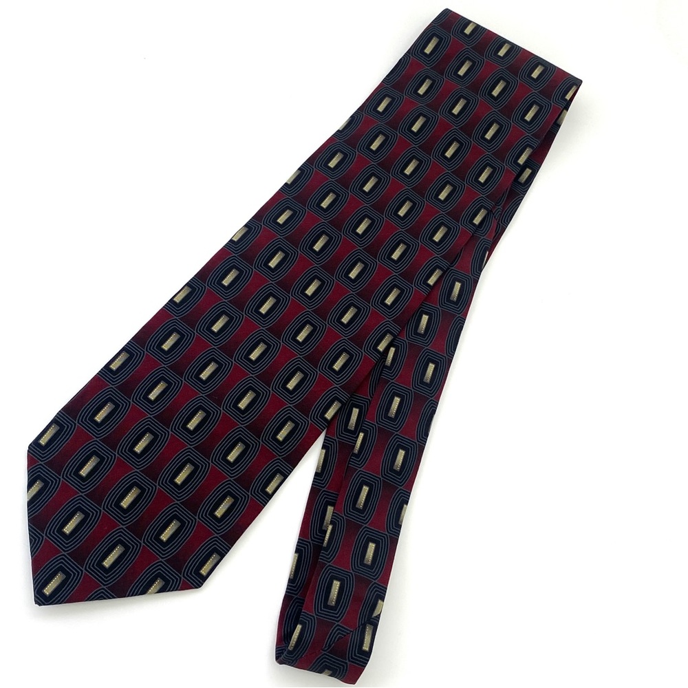 Bergamo New York Geometric Silk Necktie